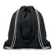 Mochila en canvas color y asas Moira Ref.MDMO9041-NEGRO 