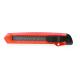 Cutter de cuchilla ancha y cuerpo de ABS LOCK Ref.RTO0108-ROJO 