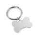 Llavero hueso de aluminio Paw Ref.PS93364-CROMADO SATINADO 