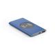 Batería portátil y cargador inalámbrico de aluminio 4000 mah Cassini Ref.PS97078-AZUL 