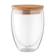 Vaso cristal doble capa 350 ml Tirana medium Ref.MDMO9720-TRANSPARENTE 