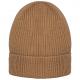 Gorro ecorresponsable de lana merina unisex Ref.TTNS015-DARK CAMEL 