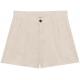 Short de lino mujer - 210 g Ref.TTNS713-ARENA LIMA