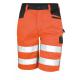 Shorts tipo cargo de seguridad Ref.TTR328X-NARANJA FLUORESCENTE