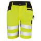 Shorts tipo cargo de seguridad Ref.TTR328X-AMARILLO FLUORESCENTE