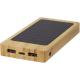 Batería externa solar de bambú de 8000 mah Alata Ref.PF124257-BEIGE 