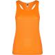 Camiseta deportiva escote ribeteado Shura Ref.RPD0349-NARANJA FLUOR