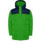 Chaqueta acolchada combinada con capucha fija TALLIN Ref.RPK5075-VERDE HELECHO/MARINO