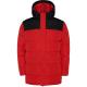 Chaqueta acolchada combinada con capucha fija TALLIN Ref.RPK5075-ROJO/NEGRO