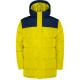 Chaqueta acolchada combinada con capucha fija TALLIN Ref.RPK5075-AMARILLO/MARINO