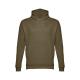 Sudadera unisex con capucha sin cremallera Phoenix Ref.PS30160-VERDE MILITAR