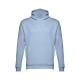 Sudadera unisex con capucha sin cremallera Phoenix Ref.PS30160-AZUL PASTEL