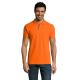 Polo 180g Perfect men Ref.MDS11346-NARANJA