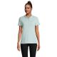 Planet polo mujer 170g Planet women Ref.MDS03575-AZUL CELESTE