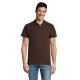 Polo hombre-170g Summer ii Ref.MDS11342-CHOCOLATE