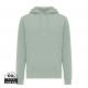 Sudadera con capucha ligera de algodón reciclado Iqoniq Rila Ref.XDT9404-VERDE ICEBERG