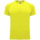 Camiseta técnica personalizada de manga corta y Bahrain 135g/m2 Ref.RCA0407-AMARILLO FLUOR