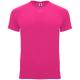 Camiseta técnica personalizada de manga corta y Bahrain 135g/m2 Ref.RCA0407-ROSA FLUOR