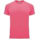 Camiseta técnica personalizada de manga corta y Bahrain 135g/m2 Ref.RCA0407-ROSA LADY FLUOR