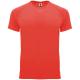 Camiseta técnica personalizada de manga corta y Bahrain 135g/m2 Ref.RCA0407-CORAL FLUOR