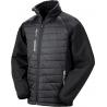 Chaqueta softshell black compass acolchada