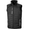 Chaleco softshell black compass acolchado