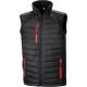 Chaleco softshell black compass acolchado Ref.TTR238X-NEGRO/ROJO