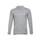 Polo de manga larga para hombre Thc bern Ref.PS30141-GRIS CLARO MATIZADO