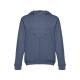 Sudadera para hombre con cremallera y capucha Thc amsterdam Ref.PS30161-AZUL MATIZADO