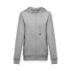 Sudadera para mujer con cremallera y capucha Thc amsterdam women Ref.PS30162-GRIS CLARO MATIZADO