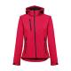 Chaqueta softshell con capucha removible Thc zagreb women Ref.PS30181-ROJO