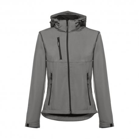 Chaqueta softshell con capucha removible Thc zagreb women