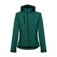 Chaqueta softshell con capucha removible Thc zagreb women Ref.PS30181-VERDE OSCURO