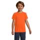 Sporty camiseta niño 140g Sporty kids Ref.MDS01166-NARANJA NEÓN