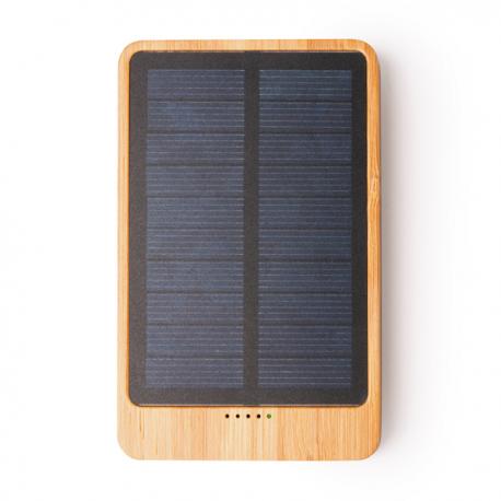 Batería externa solar de 4000 mAh realizada en bambú BERKEL