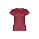 Camiseta de mujer 3XL Thc Sofia 150g/m2 Ref.PS30108-BURDEOS