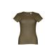 Camiseta de mujer 3XL Thc Sofia 150g/m2 Ref.PS30108-VERDE MILITAR