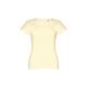 Camiseta de mujer 3XL Thc Sofia 150g/m2 Ref.PS30108-AMARILLO PASTEL