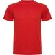 Camiseta técnica de manga ranglán Montecarlo 150g/m2 Ref.RCA0425-ROJO