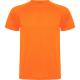 Camiseta técnica de manga ranglán Montecarlo 150g/m2 Ref.RCA0425-NARANJA FLUOR