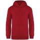 Sudadera  ecorresponsable con capucha infantil Ref.TTNS404-HIBISCO ROJO