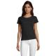 Camiseta de mujer Regent 150g/m2 Ref.MDS02758-NEGRO PROFUNDO