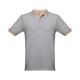 Polo slim fit para hombre Thc rome Ref.PS30137-GRIS CLARO MATIZADO