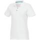 Polo de manga corta de material reciclado orgánico para mujer Beryl Ref.PF37503-BLANCO