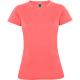 Camiseta técnica Montecarlo Woman 150g/m2 Ref.RCA0423-CORAL FLUOR