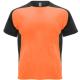 Camiseta técnica de manga corta Bugatti 140g/m2 Ref.RCA6399-NARANJA FLUOR/NEGRO