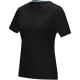 Camiseta orgánica de manga corta para mujer Azurite Ref.PF37507-NEGRO INTENSO