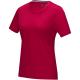 Camiseta orgánica de manga corta para mujer Azurite Ref.PF37507-ROJO