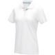 Polo orgánico de manga corta para mujer Graphite Ref.PF37509-BLANCO