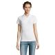 Prime polo mujer 200g Prime women Ref.MDS00573-BLANCO